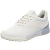 ECCO Scarpe da Golf da Donna S-Three Gore-Tex Waterproof, Weiã Dusty Blue Air, 41.5/42 EU