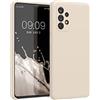 kwmobile Cover per Samsung Galaxy A52 / A52 5G / A52s 5G Custodia - Back Case per Smartphone in Silicone TPU - Protezione Gommata - crema matt
