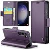 Rerzoiro Cover per Samsung Galaxy S23 Plus Custodia Portafoglio [Blocco RFID] Premium Pelle PU Wallet Case Flip Libro con Porta Carte Slot Supporto Flip Case per Samsung Galaxy S23 Plus, Viola