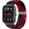 SITAFU Cinturino per Amazfit GTS/GTS 2/GTS 2 Mini,20MM Nylon Elastico Intrecciato Regolabile Cinturini di Ricambio con Fibbia Per Amazfit Bip/Amazfit Bip Lite/Amazfit GTR 42mm/Amazfit GTS 2e