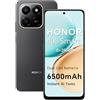 HONOR 400 Smart 4G Smartphone Dual SIM NFC Android 15, 8+256GB, 108MP+2MP con Pulsante AI Telefono, 6500mAh Dual-Cell Batteria, 6.77 Pollici 120 Hz Comfort Display, 5 stelle SGS&IP65, Velvet Black