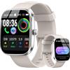 Uaue AI Smartwatch Uomo Donna, 2025 Nuova Fitness Tracker Orologio con Voce AI/Quadrante AI, Chiamate Bluetooth/Cardiofrequenzimetro/Contapassi/Sonno/115+ Sportive, 1.91 Smart Watch Impermeabile IP68