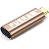 FUERAN Dummy Plug HDMI DDC EDID, emulatore fantasma monitor senza testa, 1920x1080-3840x2160@60Hz (Tipo C)