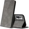 ZONNAVI Cover per Xiaomi Redmi Note 10 PRO / 10 PRO Max, Flip Custodia Pelle PU con [Slot Cart] [Magnetica], Cover a Libro Portafoglio per Xiaomi Redmi Note 10 PRO / 10 PRO Max (Grigio)
