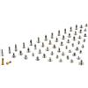 Smartex® Set Completo di Viti di Ricambio Compatibile con iPhone 6S Plus - Bianco