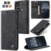 Cracedily Cover per Xiaomi Redmi Note 13 Pro 4G Case, Custodia Cover Pelle Premium Portafoglio con Porta Carte Magnetica Supporto Protezione Flip Case Custodia per Xiaomi Note 13 Pro 4G,Nero