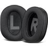 SOULWIT Cuscini in Tessuto a Rete di Ricambio per Logitech G Pro, G Pro X, G Prox 2, G Pro X SE Cuffie, Cuscinetti con Schiuma Antirumore, Spessore Aggiunto - Nero