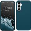kwmobile Cover per Samsung Galaxy A35 Custodia - Back Case per Smartphone in Silicone TPU - Protezione Gommata - petrolio matt