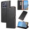 KKEIKO Cover per Motorola Edge 50 Neo/Moto S50 5G / ThinkPhone 25, Antiurto Custodia in PU Pelle con Blocco RFID, Magnetico Protettiva Cover per Motorola Edge 50 Neo, Nero