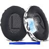 SoloWIT Cuscinetti Auricolari in Gel Refrigerante di Ricambio per Bose QuietComfort 35 (QC35) e Quiet Comfort 35 II (QC35 II), Cuffie Over-Ear,Schiuma Isolamento Rumore - Leopardo delle Nevi