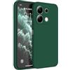 HAFFAN Custodia in Silicone TPU Compatibile con Redmi Note 13 4G (6.67 inches), Cover Case Protettiva per Cellulare - Verde scuro