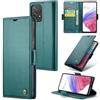 Rerzoiro Cover per Samsung Galaxy A53 5G Custodia Portafoglio [Blocco RFID] Premium Pelle PU Wallet Case Flip Libro con Porta Carte Slot Supporto Flip Case per Samsung Galaxy A53, Blu-verde