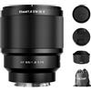 VILTROX AF 85mm F1.8 FE Full Frame Obiettivo per attacco Sony E, 85mm f/1.8 Autofocus obiettivo principale per ritratti compatibile con Sony a7RIV a9 a7RII a7RIII a7III a7C FX3 ZVE1 A1 a6600 a6400