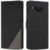 SONWO Cover per Nokia X10 / Nokia X20 Custodia, Flip Caso in PU Pelle Case Cover Premium Portafoglio Custodia per Nokia X10 / Nokia X20, Slot per Schede, Supporto Stand, Nero