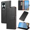 KKEIKO Cover per Honor X7b 4G / Honor Play 8T / Honor Play 50 Plus, Antiurto Custodia in PU Pelle con Slot per Porta Carte, Magnetico Protettiva Cover per Honor X7b 4G / Honor Play 8T, Nero