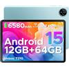 DOOGEE Tab A9 Android 15 Tablet 10 Pollici, 12(3+9) GB RAM + 64GB ROM (TF 2TB), 6580mAh Batteria, 5G+2.4G WiFi, 1280 * 800 IPS, BT5.0, 5MP+8MP, Tablet in Offerta Unisoc T310 Quad Core/OTG/Face Unlock