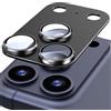 Diruite Protector Lentes per iPhone 17 Pro Max Cristal Templado,HD Protector Cámara+Mate Integrado Aleación Aluminio Proteccion Camara Anti-graffi,Nero(Tipo integrato)