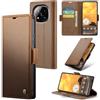 Rerzoiro Cover per Xiaomi Redmi Note 14 Pro 4G Custodia Portafoglio[Blocco RFID]Premium Pelle PU Wallet Case Flip Libro con Porta Carte Slot Supporto Flip Case per Xiaomi Redmi Note 14 Pro 4G, Marrone