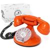 Telefono Fisso Vintage In Bronzo – Stile Antico Con Memoria Numeri E Composizione A Tasti – WX-3011