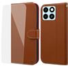 NP-Caser Cover per ZTE Blade A55/ Blade A35 - Flip Caso in PU Pelle Premium Portafoglio Custodia | Kickstand | Slot per Schede | Chiusura Magnetica per ZTE Blade A55/ Blade A35