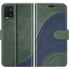BoxTii Cover per Vivo Y21 / Vivo Y21S / Vivo Y33S, Custodia in PU Pelle Portafoglio per Vivo Y21 / Vivo Y21S / Vivo Y33S, Magnetica Cover a Libro con Slot per Schede, Verde