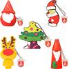 LEIZHAN Chiavetta USB da 32 GB, 5 pezzi, motivo: Babbo Natale, alce, idea regalo per studenti e bambini