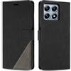 SONWO Cover per Xiaomi 14T PRO, Flip Custodia in PU Pelle, Cover a Libro Portafoglio con Slot per Schede e Supporto Stand per Xiaomi 14T PRO, Nero