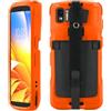Mobilis Custodia per Zebra TC22 TC27 con Fascia di Presa Anticaduta e Porta-Stylus, Protezione di Grado Militare, Colore ad Alta Visibilità Facile Identificazione (Arancione fluo)