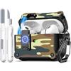 R-fun Compatibile con AirPods Pro 2 generazione (coperchio pop-up auto) con kit di pulizia, per Airpods Pro 2/1 gen (2023/2022/2019), per custodia Airpods Pro (USB-C/Lightning),Camuffamento De