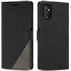 SONWO Cover per Galaxy M52 5G Custodia, Flip Caso in PU Pelle Case Cover Premium Portafoglio Custodia per Galaxy M52 5G, Slot per Schede, Supporto Stand, Nero