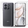 Custodia Per Honor 400 5G Con Protezione Fotocamera Scorrevole, Anello Magnetico Rotante 360°, Antiurto Militare, Include Pellicola In Vetro Temperato, Rosa