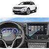 SKTU Pellicola protettiva compatibile con Volkswαgen T-R*ο*C/Arteon 2 / Tiguαn 2 Navigation + Cruscotto in vetro temperato antigraffio 8 pollici