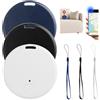 QingCming 3 Pezzi Localizzatore Bluetooth 5.2 per Chiavi, Borse, Animali, Portafogli, Valigie - GPS Tracker Smart Compatibile iOS/Android, Allarme Sonoro, Ricerca Bidirezionale, Batteria Sostituibile, 15m