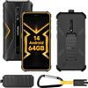 Ulefone Armor X12 Pro Telefono Protable Infrangibile Android 14, 8 GB+64 GB ROM/TF-256 GB, 13 MP+8 MP Fotocamera, 4860 mAh Batteria, 5,45 ''HD+, Octa Core Smartphone Infrangibile, Dual SIM/Face ID/NFC