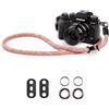 VOVMOEYA Tracolla Fotocamera Corda,Cinghia per Fotocamera Corda per Fujifilm X100V XT5 Nikon ZFC Z30 Z50 Canon EOS R6 R10 R50 Sony A6000 A6400 A7 IV Fotocamera Tracolla - Rosso mimetico