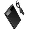XAGMODSHN Custodia per hard disk esterno da 2,5 pollici USB 3.0 USB2. 3.1 esterno Hard Disk Case SATA3. Unità disco HDD Caso Drive Box