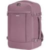 ECOHUB 20L Zaino Ryanair 40x20x25, Zaino Da Viaggio Aereo Bagaglio a Mano Con Scomparto Per Laptop 3D, Resistente all'Acqua Bagaglio a Mano 40x20x25 Ryanair, Riciclato Zaino Viaggio Donna Uomo, Rosa