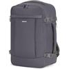 ECOHUB 20L Zaino Ryanair 40x20x25, Zaino Da Viaggio Aereo Bagaglio a Mano Con Scomparto Per Laptop 3D, Resistente all'Acqua Bagaglio a Mano 40x20x25 Ryanair, Riciclato Zaino Viaggio Donna Uomo, Grigio