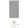DarBene - Lenzuolo con angoli matrimoniale cotone Premium - Cotone pettinato di alta qualità OEKOTEX-certified - Lenzuolo con angoli singolo - 70x140x18 cm, 1 pezzo, Grigio chiaro