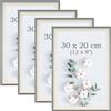 YoHyien 4 Pezzi Cornici Foto, Cornice Portafoto da Tavola, Decorative Cornice per Foto da Muro, Photo Frame for Wall (Verde Salvia, 20 x 30 cm)