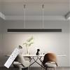 OOWOLF Lampada a Sospensione LED con Telecomando,120CM 40W Dimmerabile | 3000/4500/6000K,5050-5580lm,Altezza regolabile,Funzione di memoria,Timer, per Tavolo da Pranzo, Ufficio e Soggiorno