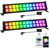 T-SUNUS Faretto LED RGB Esterno 72W, Barre LED WIFI con APP Bluetooth e Telecomando, Proiettore RGB da Esterno IP66 Impermeabile Per Vacanze Feste Halloween Natale