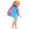 Barbie - Chlesea Zainetto Dolce Forno, bambola bionda con zaino indossabile e accessori a tema cucina per preparare dolcetti, giocattolo per bambini, 3+ anni, JBF46