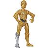 Star Wars Hasbro Galaxy of Adventures Giocattolo C-3PO in Scala 12,5 cm Action Figure con Funzione Distruggi Il Droide, per Bambini dai 4 Anni in su, E3813, (N/A)