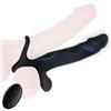 SNOWSEXY Anal Plug Vibratore per Uomo Stimolatore Prostatico Maschile con l'anello del Pene Sex, Dildo Anale con 7 Vibrazioni 3 IN 1 Anal Plug Analesex del Punto G Impermeabile (Telecomando)