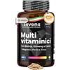 SEVENS NUTRITION Multivitaminico Completo - Integratore Stanchezza - 24 Vitamine e Minerali | 365 Capsule Vegane (Scorta per 6 Mesi) - Con Vitamine A,B,C,D,E,K + Magnesio, Biotina, Zinco e Ginseng - Sevens