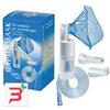 SAFETY SPA KIT COMPLETO PRONTEX RAPID MASK PER AEROSOLTERAPIA CON AMPOLLA PLASTICA +MASCHERA PER ADULTI +TUBO PRESSIONE +ACCESSORIO NASALE +BOCCHERUOLA