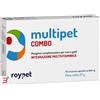 ROYDERMAL Srl MULTIPET COMBO INTEGRAZIONE MULTIVITAMINICA CANI E GATTI 30 COMPRESSE APPETIBILI DA 900 MG