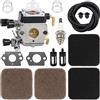 ZAMDOE FS80R Carburatore per Stihl FS85 FS85R FS80 FS72 FS74 FS75 FS76 FS85RX HS72 HS74 HS75 HS76 HS80 HS85 HL75 FH75 FC75 FC85 KM80 HT70 HT75 Tagliaerba con Kit di Messa a Punto del Filtro dell'Aria