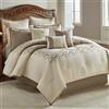 Riverbrook Home Hillcrest-Ivory/Gold, piumone, poliestere, set da 10 pezzi